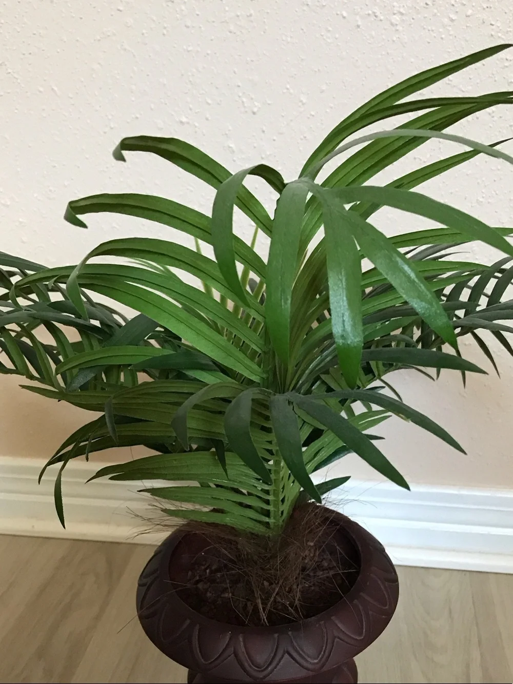 Artificial Palm Plant in Brown Decorative Urn - Home Accents